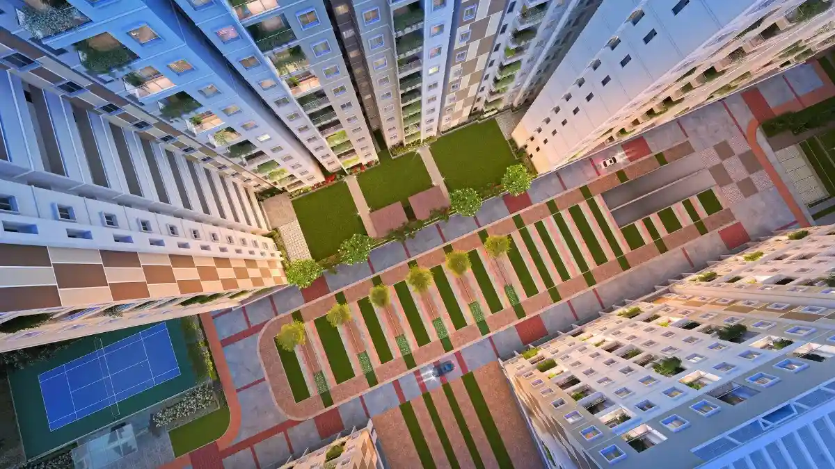 Nambiar District 25 perimeter tower render